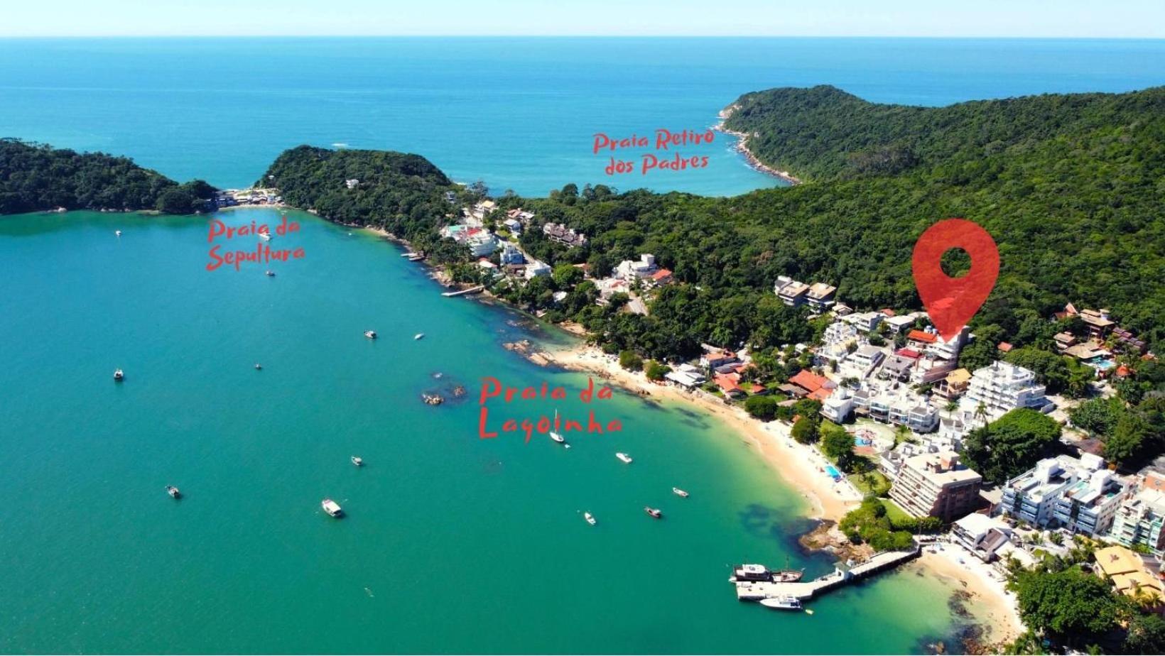1083 - Apartamento Com Vista Para O Mar Em Бомбиньяс Экстерьер фото