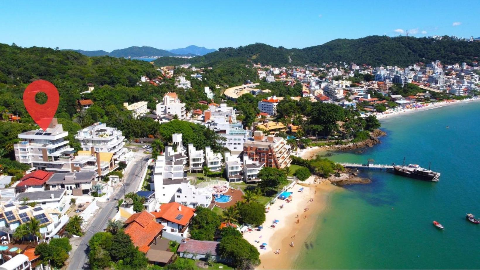 1083 - Apartamento Com Vista Para O Mar Em Бомбиньяс Экстерьер фото